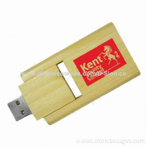 Wooden Card USB Flash Drives for Gift Purpose, with Factory Price